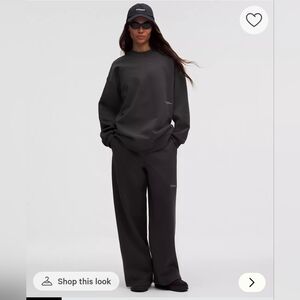 Lululemon Women's Big Cozy Ultra-Oversized Wide-Leg Pant, sz MEDIUM